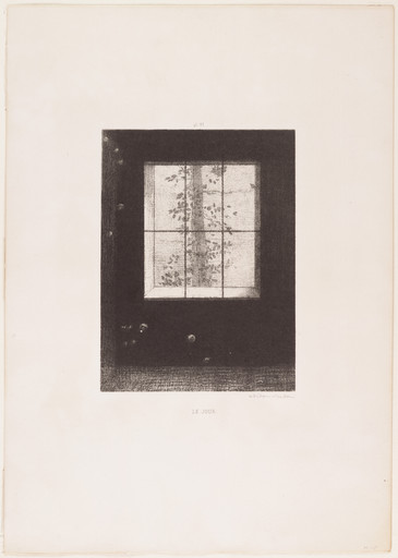 Odilon Redon. Day (Le Jour) from Dreams (Songes). 1891