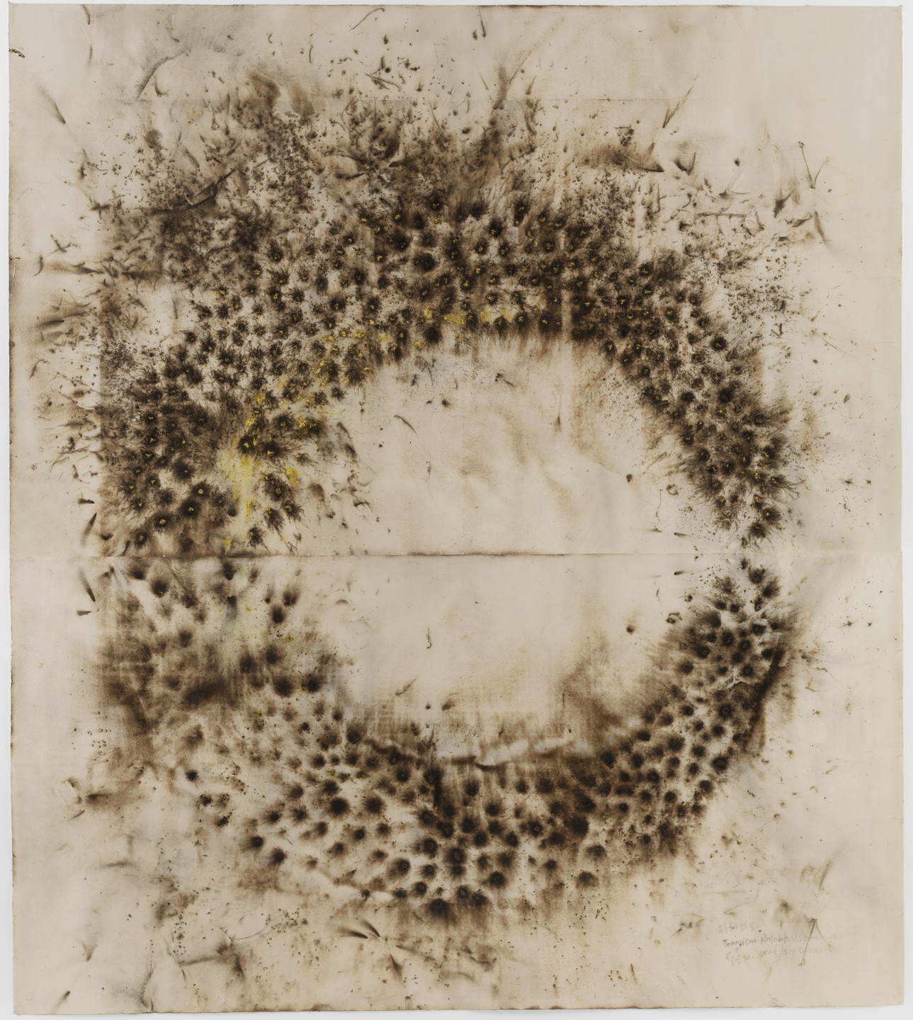 Cai Guo-Qiang. Drawing for Transient Rainbow. August 2003