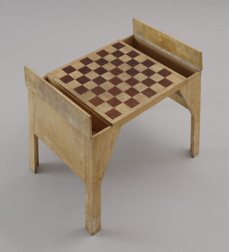 Jean-Michel Frank with Man Ray (Emmanuel Radnitzky). Chess Table. 1929