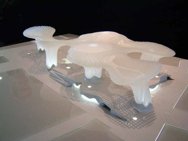 Jürgen Mayer H.. Metropol Parasol, Seville, Spain (Scale model 1:200). 2004-2007