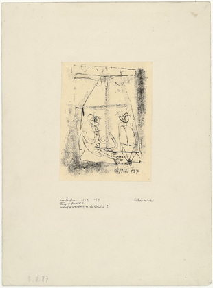 Paul Klee. At the Window (Am Fenster). 1912