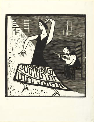 Gerhard Marcks. La Farucca II. (1951, printed 1952)