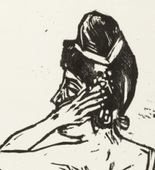 Max Beckmann. At the Toilette (Bei der Toilette). 1923 (published 1924)
