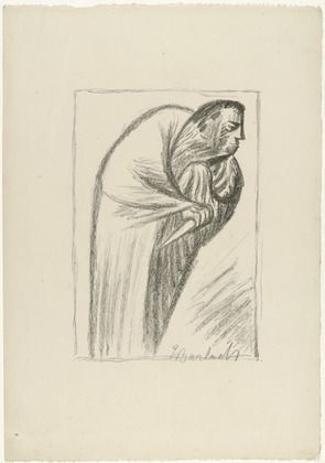 Ernst Barlach. The Man with the Knife (Der Mann mit dem Messer). (1926)