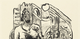 Max Beckmann. King and Demagogue (König und Demagoge) from Day and Dream. (1946)