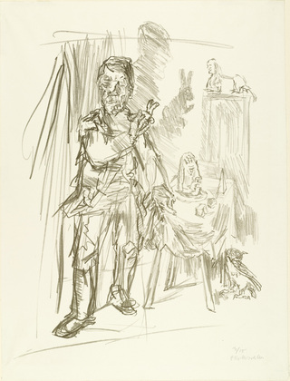 Oskar Kokoschka. The Magic Form (The Magician) [Die magische Form (Der Zauberer)]. (1951)