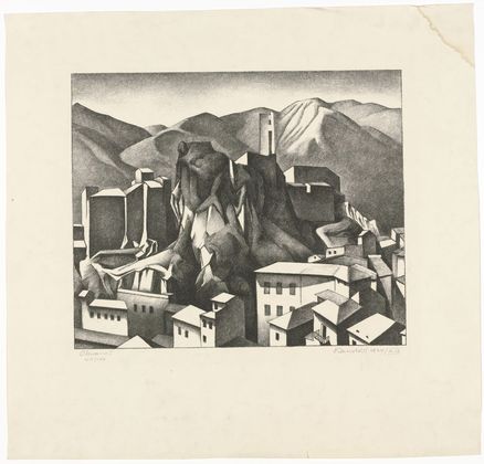 Alexander Kanoldt. Olevano I (Olevano I). 1924