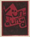 Kündung. Eine Zeitschrift für Kunst
