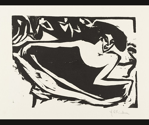 <i>Dancer with Raised Skirt</i> from <i>Brücke 1910</i>