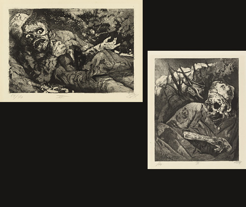 <i>Wounded Man (Autumn 1916, Bapaume)</i> from <i>The War</i>
