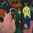 Ernst Ludwig Kirchner. Street, Dresden. 1908