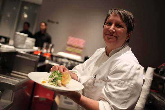 Executive Chef Lynn Bound of the Art Food Cafés. All photographs by Paula Court