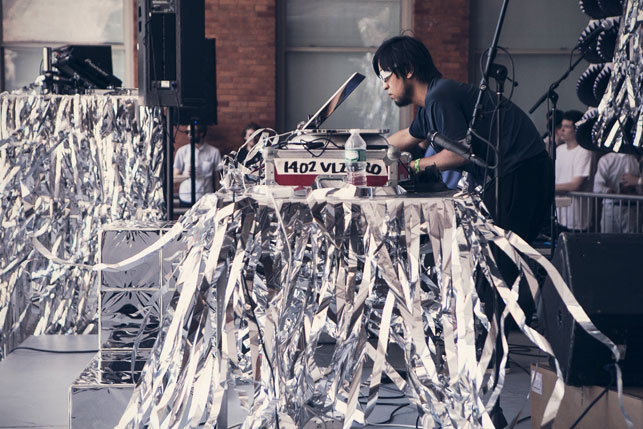 NHK'Koyxen warms up the afternoon with a live set at Warm Up 2013. Photo: Charles Roussel