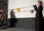 Jeanine Oleson, What?, performance at X-Initiative with Juliana Snapper &amp; Emma Hedditch on January 14, 2010. Photo credit: Jeannie Simms