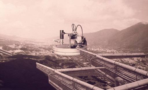 Jorge Rigamonti. Caracas Nodo de Transferencia (Caracas Transfer Node 2). 1970. Photocollage. 9 1⁄4 x 15” (23.5 x 38.1cm). The Museum of Modern Art, New York. Gift of the architect