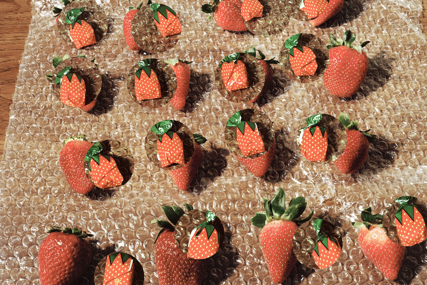 Lucas Blalock (American, b. 1978). Strawberries (fresh forever). 2014. Pigmented inkjet print, 16 × 20" (40.6 × 50.8 cm). Courtesy the artist and Ramiken Crucible, New York. © 2015 Lucas Blalock