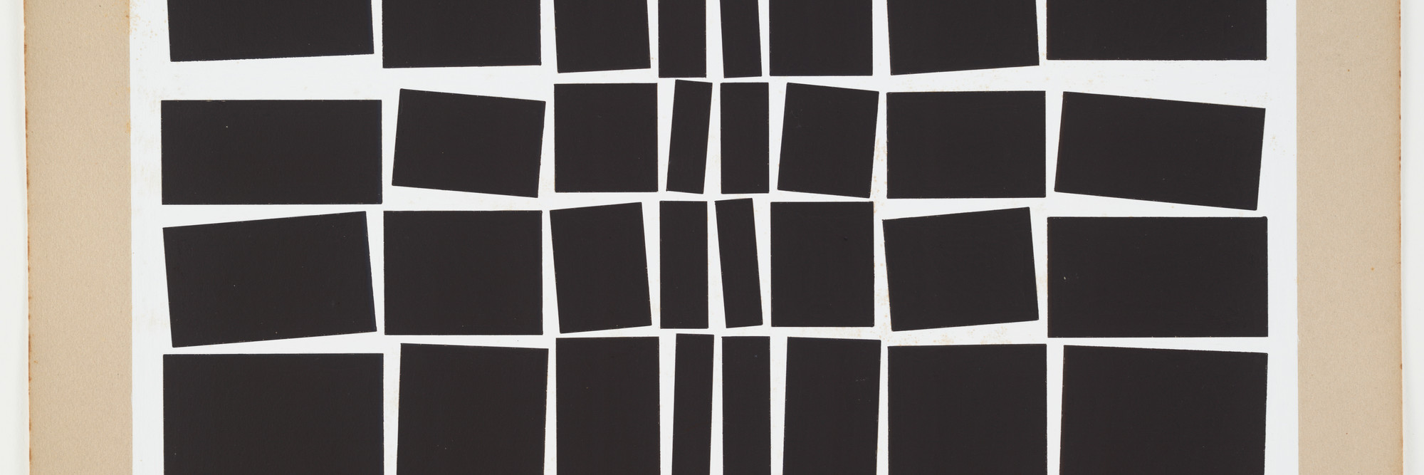 Hélio Oiticica. Metaesquema. 1959. Gouache on board. 19 7/8 × 26 3/4″ (50.5 × 68 cm). The Museum of Modern Art. Purchased with funds given by Patricia Phelps de Cisneros in honor of Paulo Herkenhoff, 1997. © 2008 Projeto Hélio Oiticica