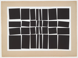 Hélio Oiticica. Metaesquema. 1959. Gouache on board. 19 7/8 × 26 3/4″ (50.5 × 68 cm). The Museum of Modern Art. Purchased with funds given by Patricia Phelps de Cisneros in honor of Paulo Herkenhoff, 1997. © 2008 Projeto Hélio Oiticica