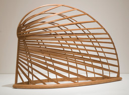 Martin Puryear. Bower. 1980. Sitka spruce and pine, 64″ × 7′ 10 3/4″ × 26 5/8″ (162.6 × 240.7 × 67.6 cm). Smithsonian American Art Museum, Washington D.C. Museum purchase made possible through the Luisita L. and Franz H. Denghausen Endowment, Alexander Calder, Frank Wilbert Stokes, and the Ford Motor Company. Photograph by Richard Barnes. © 2007 Martin Puryear