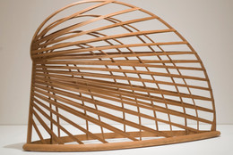 Martin Puryear. Bower. 1980. Sitka spruce and pine, 64″ × 7′ 10 3/4″ × 26 5/8″ (162.6 × 240.7 × 67.6 cm). Smithsonian American Art Museum, Washington D.C. Museum purchase made possible through the Luisita L. and Franz H. Denghausen Endowment, Alexander Calder, Frank Wilbert Stokes, and the Ford Motor Company. Photograph by Richard Barnes. © 2007 Martin Puryear