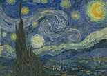 Vincent van Gogh. The Starry Night. 1889. Oil on canvas, 29 x 36 1/4&#34; (73.7 x 92.1 cm). The Museum of Modern Art, New York. Acquired through the Lillie P. Bliss Bequest