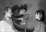 Will Patton, Michael Oblowitz and Rosemary Hochschild on the set of Circuits of Control: I/Land. 1978/2014. Directed by Michael Oblowitz. Courtesy Michael Oblowitz