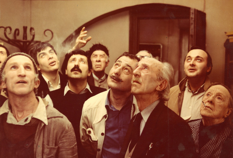 Blue Mountains (a.k.a. An Unbelievable Story; Tsisperi mtebi a.k.a. Daujerebeli ambavil/Golubye gory). 1984. USSR. Directed and Co-Written by Eldar Shengelaia. Image courtesy of UC Berkeley Art Museum and Pacific Film Archive