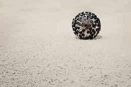 Massoud Hassani. Mine Kafon wind-powered deminer. 2011. Bamboo and biodegradable plastics, 87 × 87 × 87″ (221 × 221 × 221 cm). Gift of The Contemporary Arts Council of The Museum of Modern Art. Photo by Rene van der Hulst