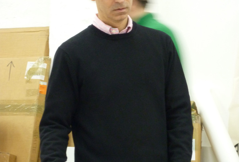 Portrait of Arturo Herrera in the studio. Courtesy of the artist and Sikkema Jenkins &amp; Co.