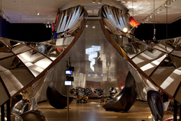 Installation view of Ron Arad: No Discipline at The Museum of Modern Art. Photo: Jason Mandella