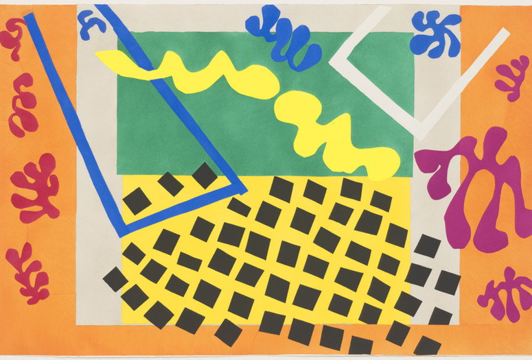 Henri Matisse (French, 1869–1954). The Codomas (Les Codomas) from Jazz. 1947. One from a portfolio of twenty pochoirs, composition (irreg.) and sheet: 16 5/8 × 25 5/8&#34; (42.2 × 65.1 cm). Gift of the artist. © 2014 Succession H. Matisse / Artists Rights Society (ARS), New York