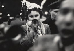 Dan Weiner. New Year’s Eve, Times Square. 1951. Gelatin silver print, 9 1/4 × 13 3/16″ (23.5 × 33.5 cm). The Museum of Modern Art. Gift of Sandra Weiner. © Dan Weiner