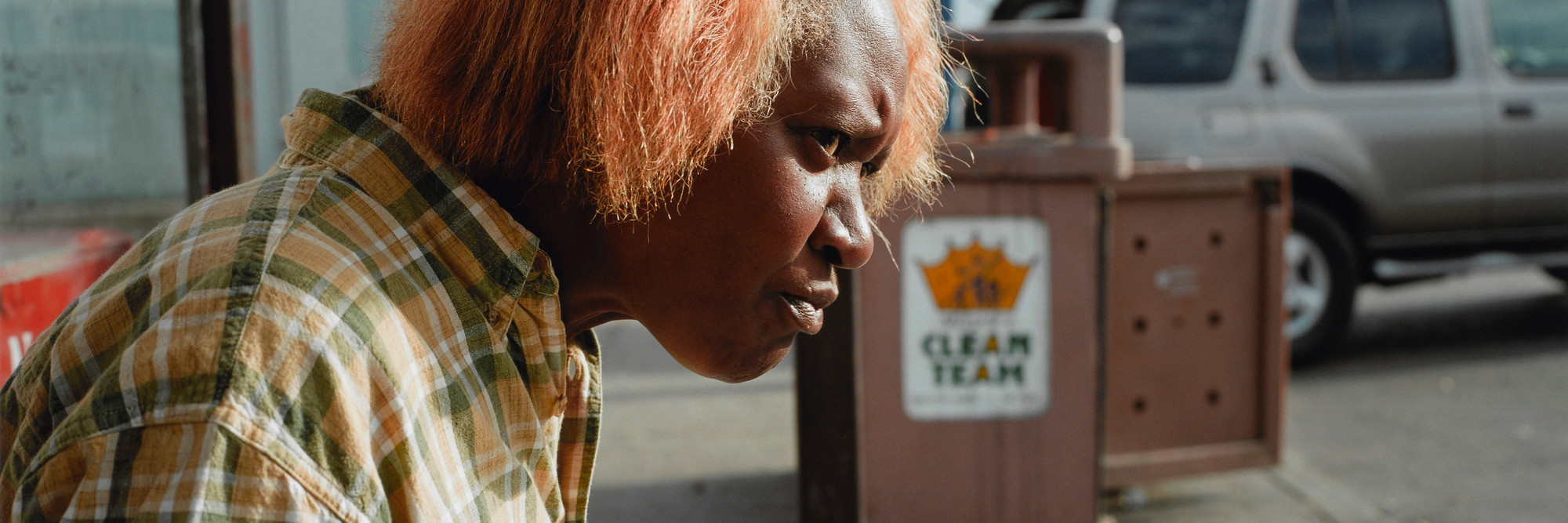 Paul Graham. New Orleans (Woman Eating). 2004. One of six pigmented inkjet prints, 24 × 32″ (61 × 81.3 cm). Acquired through the generosity of the Photography Council Fund and The Contemporary Arts Council of The Museum of Modern Art. © 2009 Paul Graham