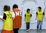 Ricardo Basbaum, me-you: choreographies, games and exercises, 2007. Performed at the Lisson Gallery, London. Courtesy of the artist