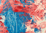 André Thomkins. Untitled (detail). 1965. Lackskin (enamel) on paper. The Judith Rothschild Foundation Contemporary Drawings Collection Gift. © 2015 André Thomkins/Artists Rights Society (ARS), New York/PROLITTERIS, Switzerland