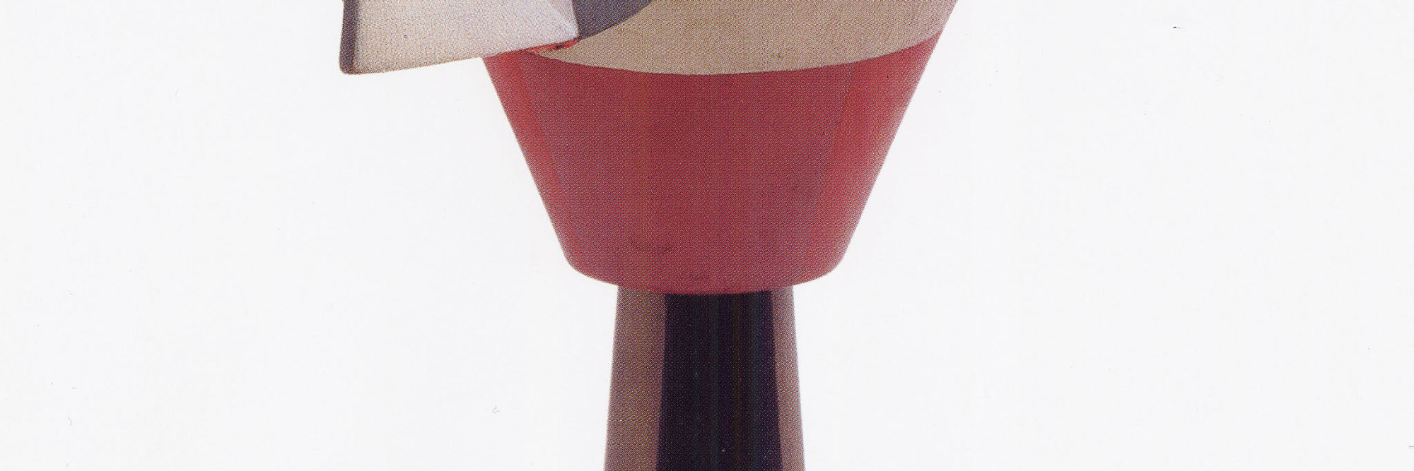 Sophie Taeuber-Arp. Untitled (Dada Head). 1920. Oil on turned wood, h. 11 9/16″ (29.4 cm). Centre Pompidou, Musée national d&#39;art moderne-Centre de création industrielle, Paris. Purchase, 2003. CNAC/MNAM/Dist. Réunion des Musées Nationaux/Art Resource, NY. © 2006 Sophie Taeuber-Arp/Artists Rights Society (ARS), New York/VG Bild-Kunst, Bon