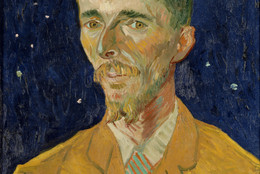 Vincent van Gogh. Eugène Boch (The Poet). 1888. Oil on canvas. 23 5/8 × 17 11/16″ (60 × 45 cm). Musée d’Orsay, Paris. Bequest of Eugène Boch through the Société des Amis du Louvre, 1941. © Réunion des Musées Nationaux/Art Resource, NY. Photo: Hervé Lewandowski