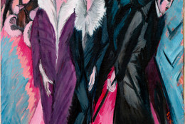 Ernst Ludwig Kirchner. Street, Berlin (Straße, Berlin). 1913. Oil on canvas, 47 1/2 × 35 7/8″ (120.6 × 91.1 cm). The Museum of Modern Art. Purchase. © 2008 Ingeborg and Dr. Wolfgang Henze-Ketterer, Wichtrach/Bern
