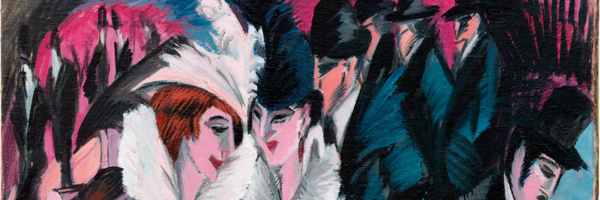 Ernst Ludwig Kirchner. Street, Berlin (Straße, Berlin). 1913. Oil on canvas, 47 1/2 × 35 7/8″ (120.6 × 91.1 cm). The Museum of Modern Art. Purchase. © 2008 Ingeborg and Dr. Wolfgang Henze-Ketterer, Wichtrach/Bern