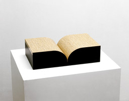 Richard Artschwager. Book. 1987. Multiple of formica and wood. object: 5 1/8 × 20 1/8 × 12 1/16″ (13 × 51.1 × 30.7 cm). The Museum of Modern Art, New York. Virginia Cowles Schroth Fund. © 2008 Richard Artschwager / Artists Rights Society (ARS), New York.