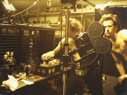 The Quay brothers in the studio. Photo courtesy of the Quay Brothers
