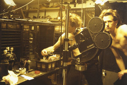 The Quay brothers in the studio. Photo courtesy of the Quay Brothers