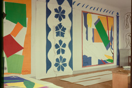 Matisse’s studio, Hôtel Régina, Nice, c. 1953. Photo: Lydia Delectorskaya. © 2014 Succession H. Matisse