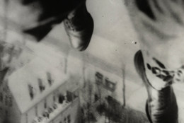 Willi Ruge (German, 1882–1961). Seconds before Landing, from the series I Photograph Myself during a Parachute Jump. 1931. Gelatin silver print, 8 1/16 × 5 9/16″ (20.4 × 14.1 cm). The Museum of Modern Art, New York. Thomas Walther Collection. Gift of Thomas Walther