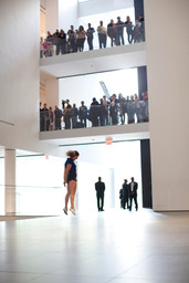 Performance of Sarah Michelson’s Devotion Study #3 (2012) at The Museum of Modern Art, November 2012. Part of Some sweet day (October 15–November 04, 2012). © 2012 Museum of Modern Art, New York. Photo: Paula Court