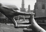 John Baldessari (American, b. 1931). Hands Framing New York Harbor from Pier 18. 1971. Photograph by Shunk-Kender (Harry Shunk [German, 1924–2006] and János Kender [Hungarian, 1937–2009]). Gelatin silver print, 7 3/8 × 9 15/16" (18.8 × 25.2 cm). The Museum of Modern Art, New York. Gift of the Roy Lichtenstein Foundation in honor of Jennifer Winkworth and Kynaston McShine and in memory of Harry Shunk and János Kender. © 2015 John Baldessari. Photograph: Shunk-Kender © J. Paul Getty Trust. The Getty Research Institute, Los Angeles