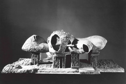 Frederick Kiesler. Endless House. Project 1950–60; model 1958. Gelatin silver print, 8 x 10&#34; (25.4 x 20.3 cm). Department of Architecture and Design Study Center. Photo: George Barrows