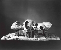 Frederick Kiesler. Endless House. Project 1950–60; model 1958. Gelatin silver print, 8 x 10" (25.4 x 20.3 cm). Department of Architecture and Design Study Center. Photo: George Barrows 