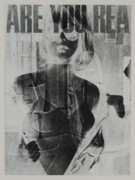 Robert Heinecken (American, 1931–2006). Are You Rea #1. 1964–68. Lithograph, 10 13/16 x 7 7/8" (27.4 x 20cm). Mr. and Mrs. Clark Winter Fund. © 2013 The Robert Heinecken Trust