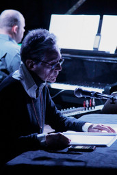 Susan Howe and David Grubbs at ISSUE Project Room, 2013. Photo: Bradley Buehring